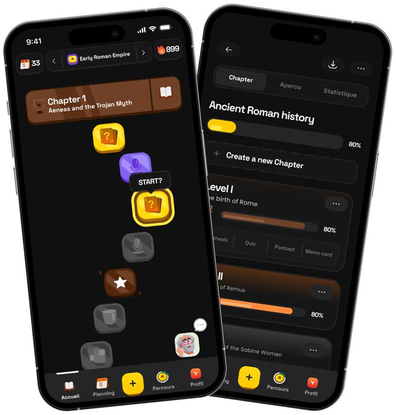 L'IA génère ton parcours personnalisé